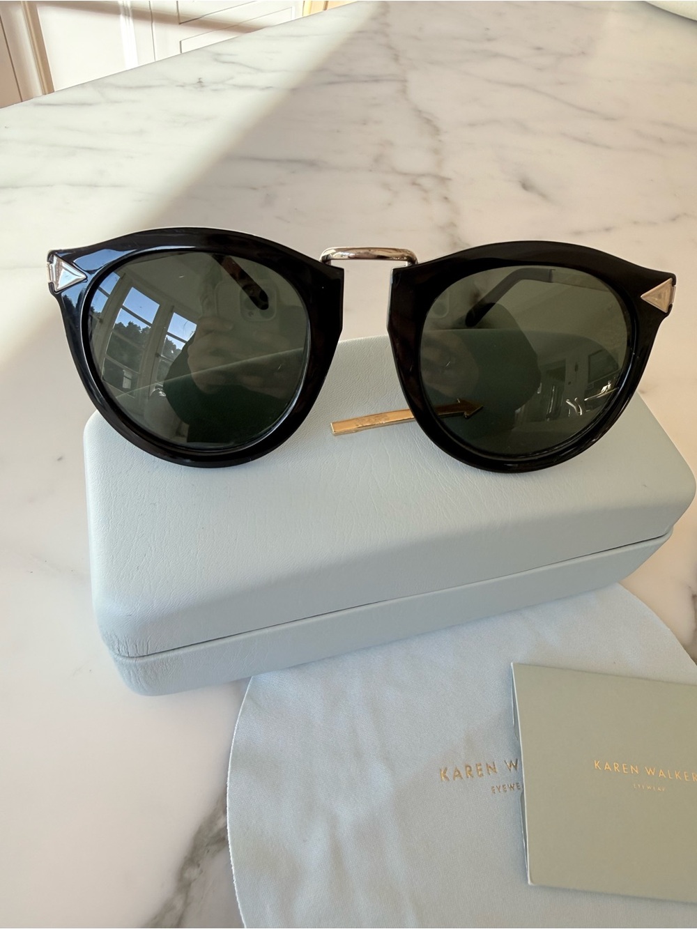 Karen Walker Black Harvest Sunglasses
